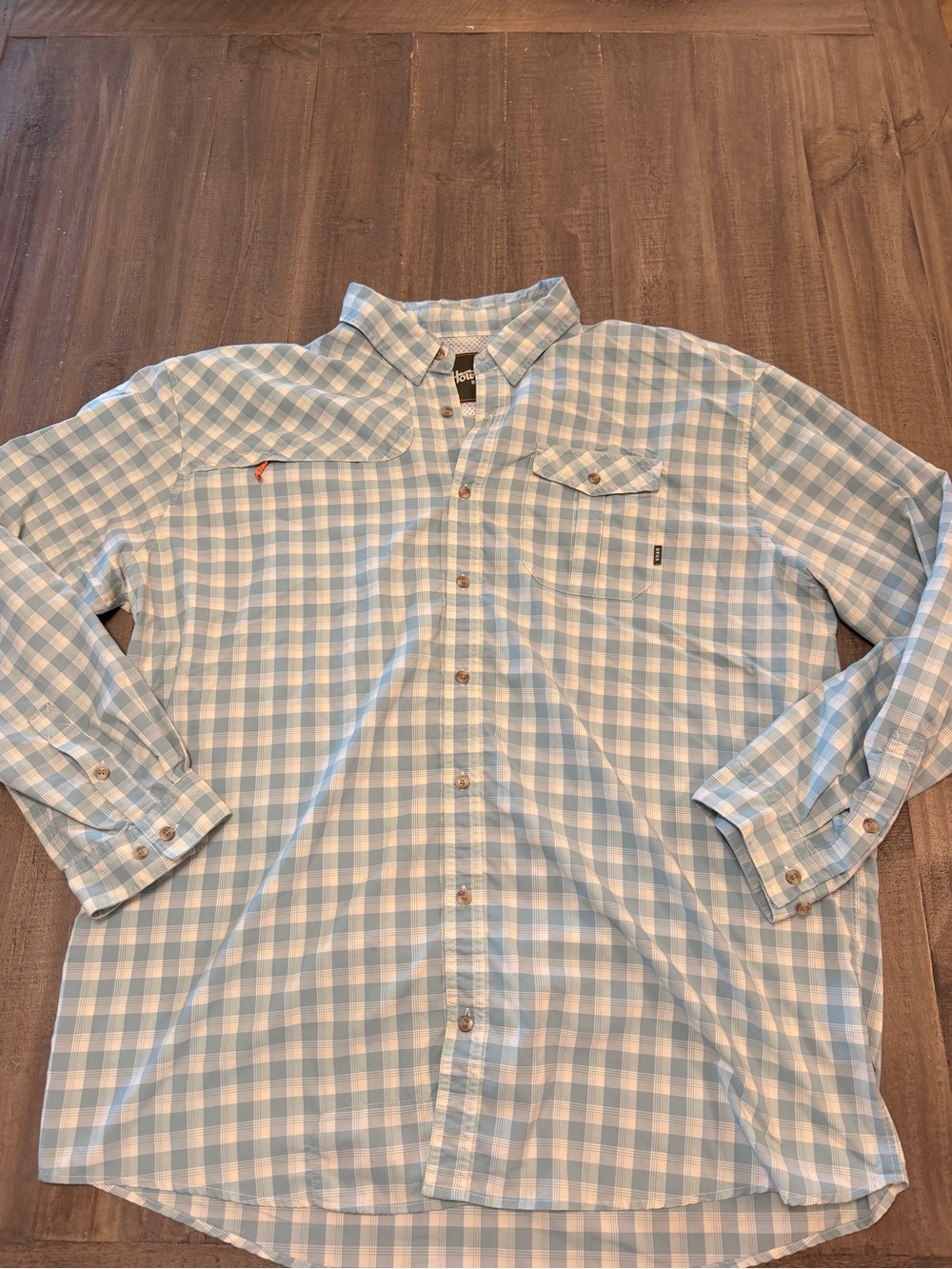 Howler Brothers Shirt Mens XXL 2XL Matagorda Long Sleeve Vented Performance